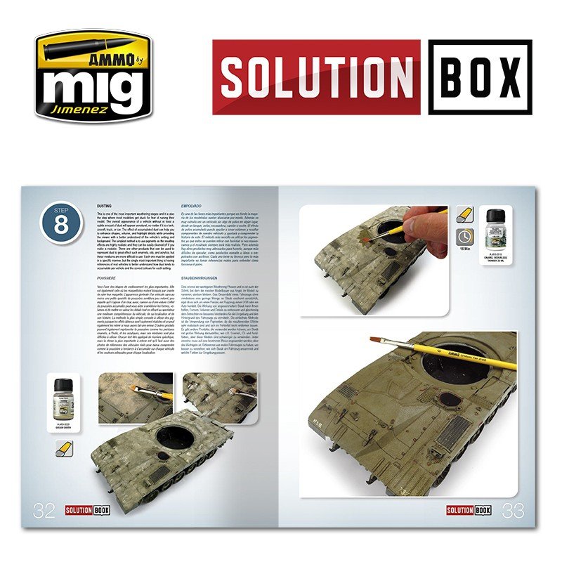 Ammo of Mig 6501 SOLUTION BOOK HOW TO PAINT IDF VEHICLES (Multilingual) – zdjęcie 2