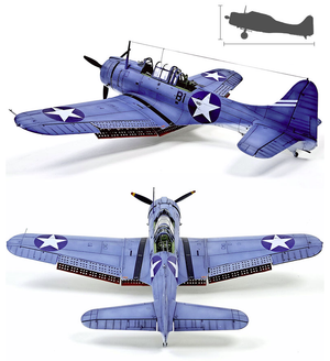 Academy 12345 USN SBD-3 &amp;quot;Battle of Midway&amp;quot; 1/48 – zdjęcie 6