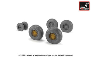 Armory Models AW72414 BAC TSR.2 wheels w/ weighted tires, type “a” (DL) 1/72 – image 3