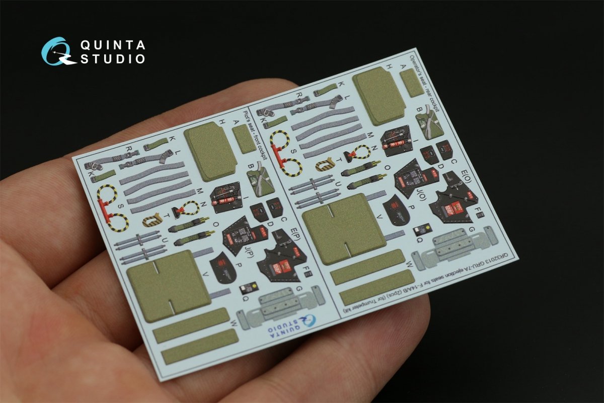 Quinta Studio QR32013 GRU-7A ejection seats F-14A/B (2 pcs) ( Trumpeter ) 1/32 – image 10