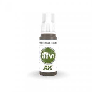 AK Interactive AK11301 WWI British Khaki Brown Base 17ml – zdjęcie 2