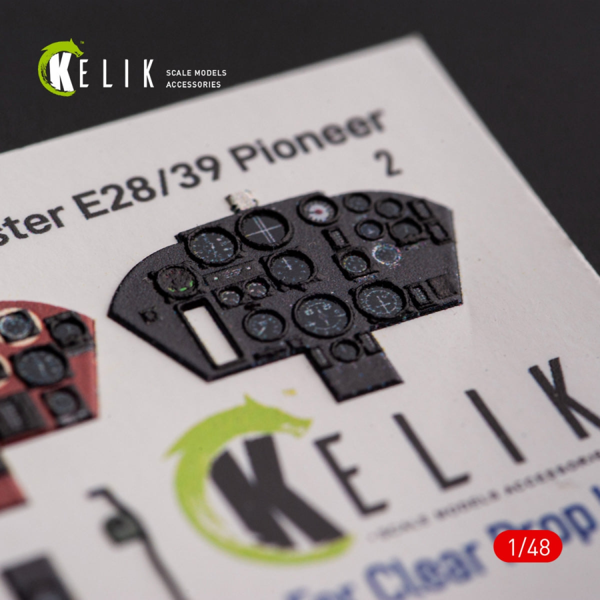KELIK K48110 Gloster E28/39 Pioneer - interior 3D decals for ClearProp kit 1/48 – zdjęcie 2