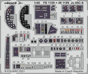 Eduard BIG49283 Ju 88C-6 ICM 1/48 – zdjęcie 4