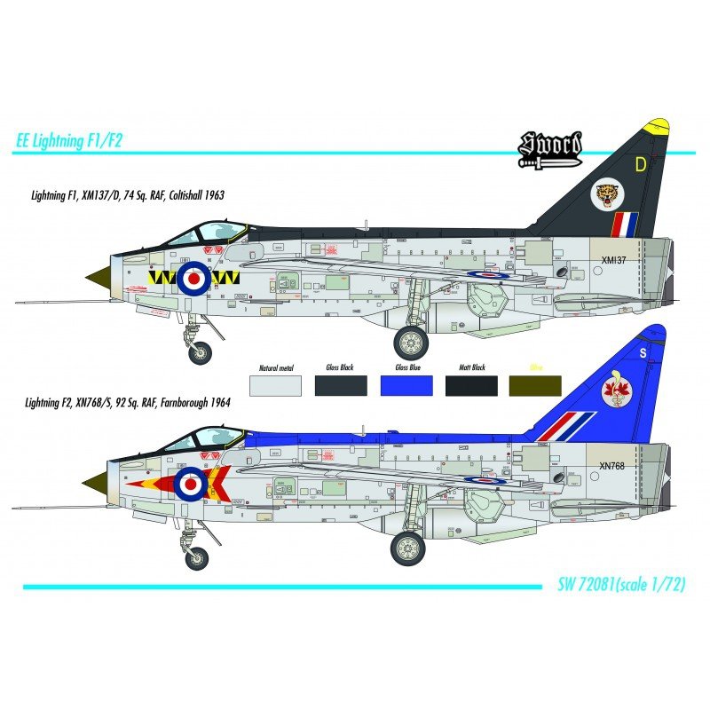 Sword 72081 Lightning F.1/2 1/72 – immagine 2