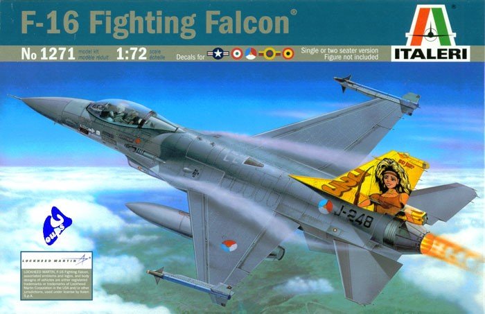Italeri 1271 F-16A/B Fighting Falcon 1/72