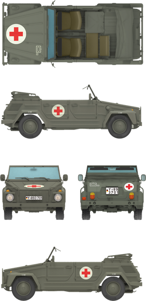 Das Werk DW35044 Kurierwagen Typ 181 Standard Version 1/35 – Bild 6