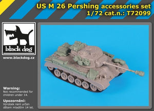 Black Dog T72099 US M26 Pershing accessories set for Trumpeter 1/72 – zdjęcie 2