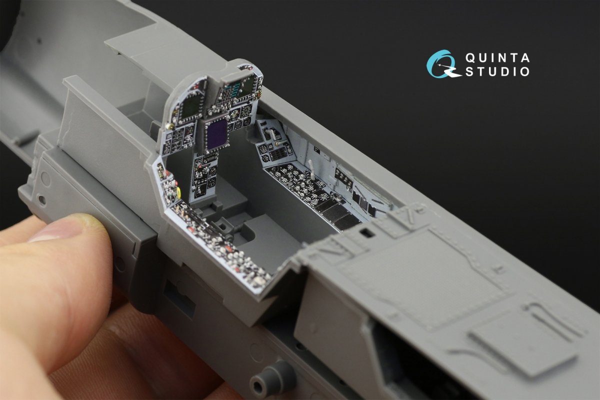 Quinta Studio QD32110 F/A-18A 3D-Printed &amp;amp; coloured Interior on decal paper (Academy) 1/32 – zdjęcie 11
