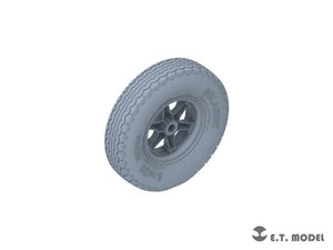 E.T. Model P35-134 WWII German Sd.Kfz.7(8t) Sagged Front Wheels &amp;amp; Spare Wheel Type.3 for Dragon / Trumpeter kit 1/35 – zdjęcie 3