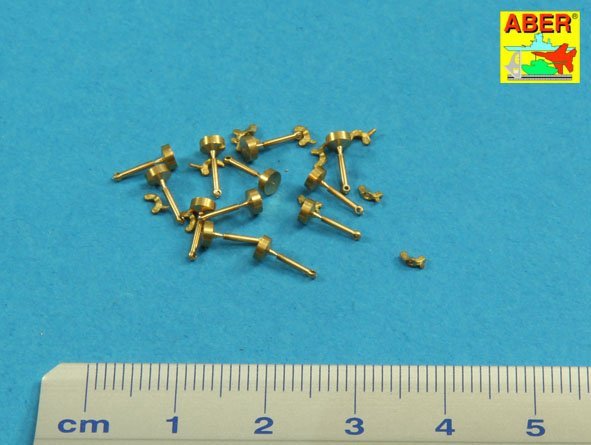 Aber 16105 Wing nuts with turned bolt x 12 pcs. 1/16 – zdjęcie 2