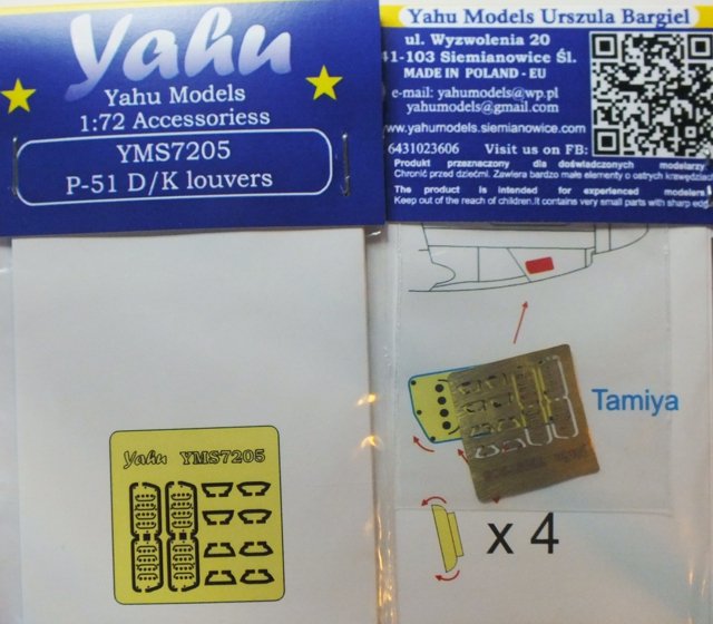 Yahu YMS7205 Mustang Mk.IV set (Airfix / Tamiya / Hasegawa) 1/72