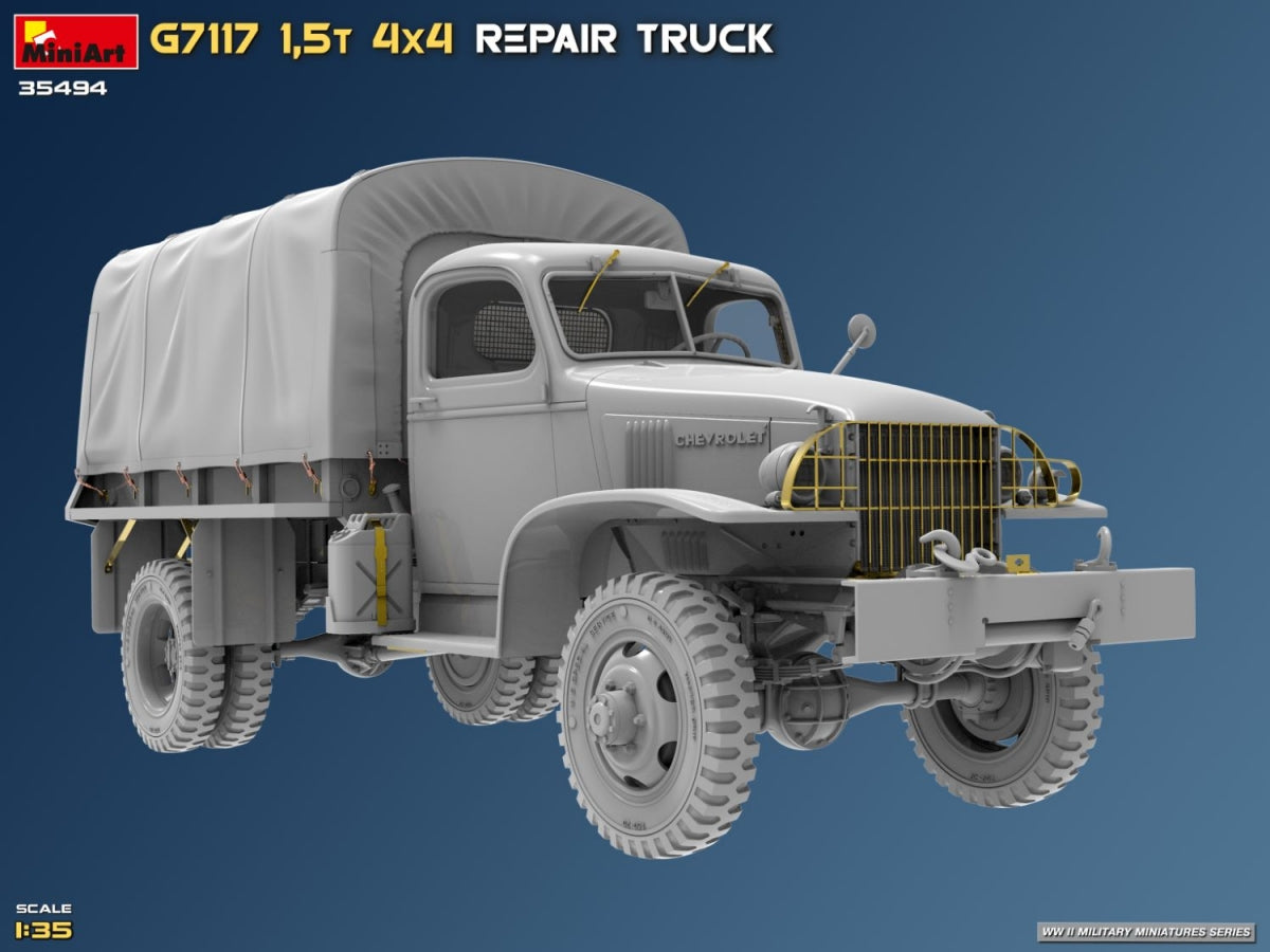 MiniArt 35494 G7117 1,5T 4x4 Repair Truck 1/35 – zdjęcie 37