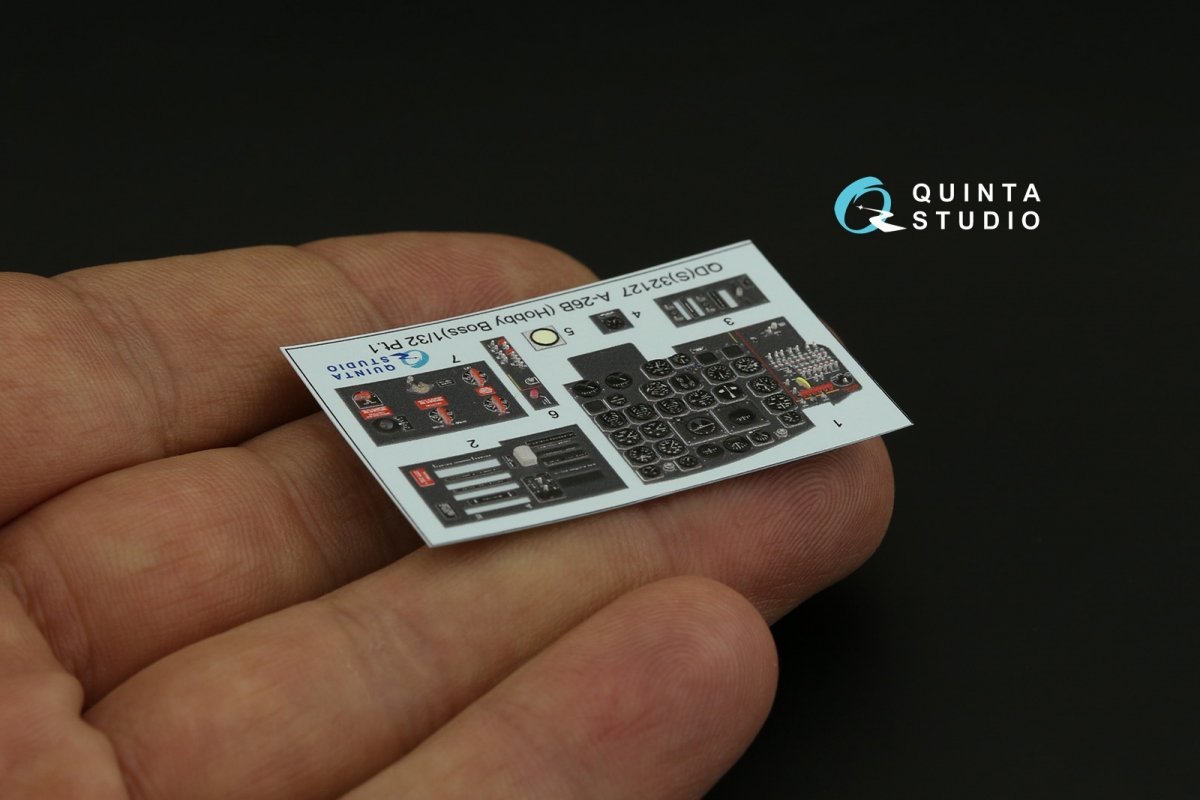 Quinta Studio QDS-32127 A-26B 3D-Printed &amp;amp; coloured Interior on decal paper (Hobby Boss) (small version) 1/32 – zdjęcie 8