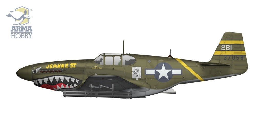Arma Hobby 70075 P-51B Mustang Chine, Birmanie, Inde 1/72 – image 5