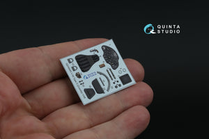 Quinta Studio QD48491 I-16 3D-Printed coloured Interior on decal paper (for Zvezda kit) 1/48 – Bild 12