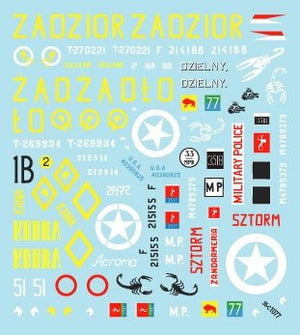Star Decals 35-C1077 Polish Tanks in Italy # 1 1/35 – zdjęcie 3