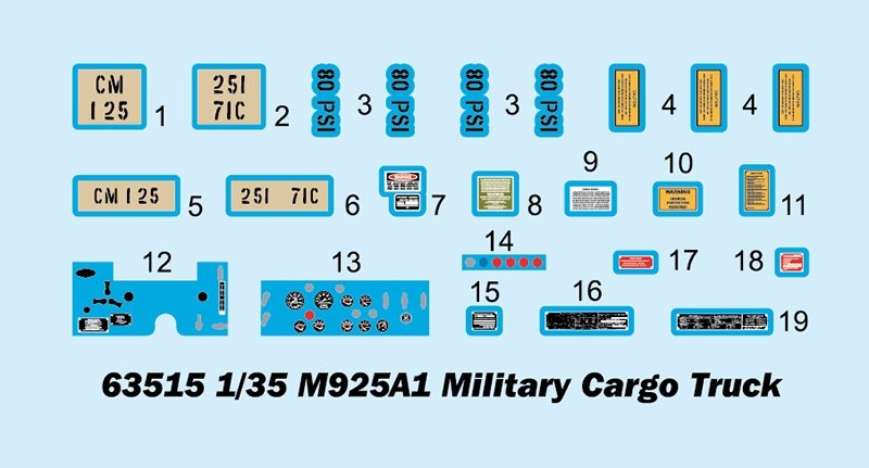 I Love Kit 63515 M925A1 Military Cargo Truck 1/35 – image 4