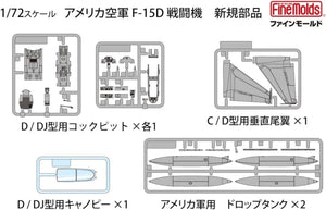 Fine Molds 72952 U.S. Air Force F-15D Fighter 1/72 – zdjęcie 7