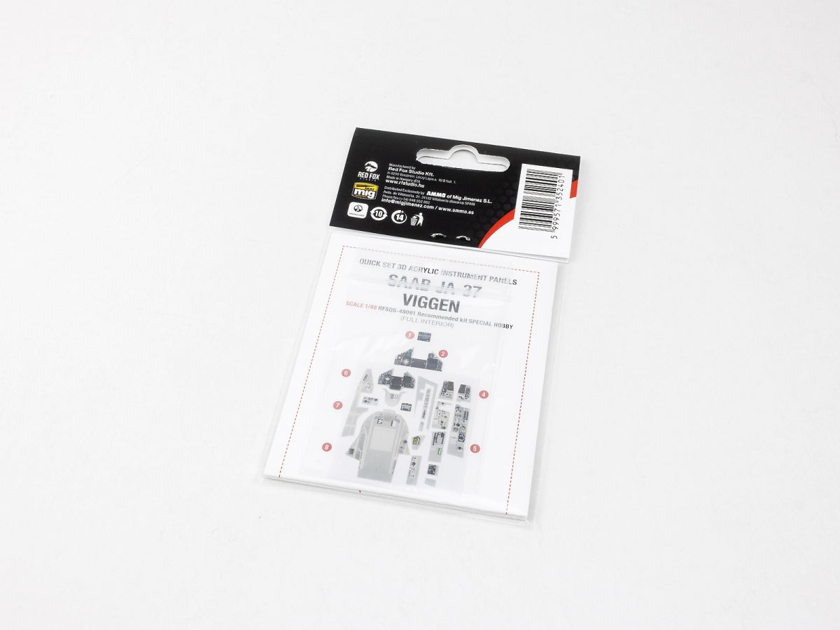 Red Fox Studio QS-48091 Saab JA-37 Viggen Special Hobby 1/48 – zdjęcie 2