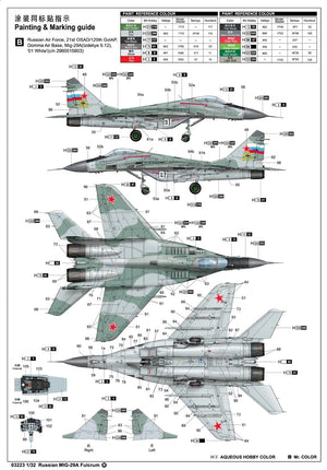 Trumpeter 03223 Russian MIG-29A Fulcrum 1/32 – zdjęcie 4