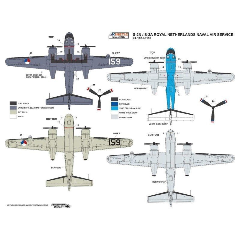 Kinetic K48118 S-2A Netherlands 1/48 – immagine 2