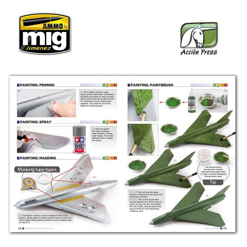 AMMO of Mig Jimenez EURO0014 AIRCRAFT MODELLING ESSENTIALS (English) – zdjęcie 7