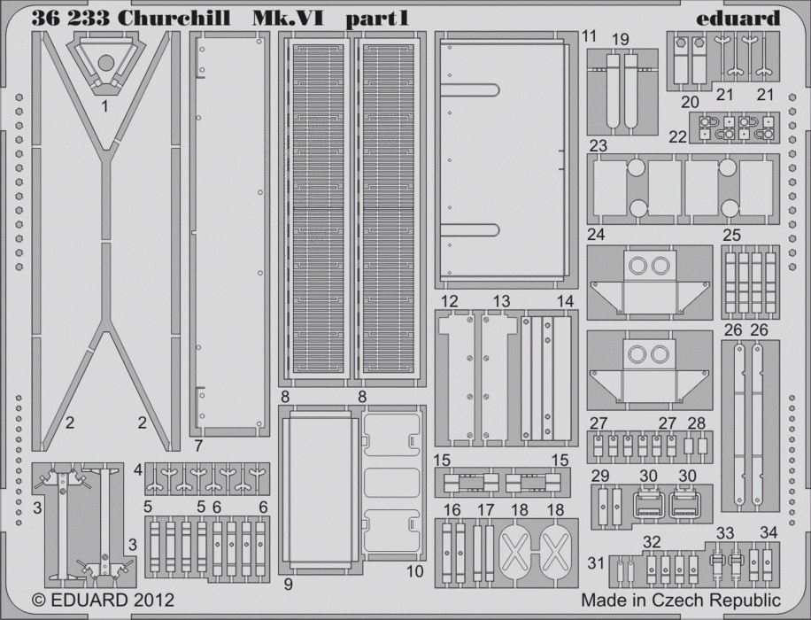 Eduard 36233 Churchill Mk. VI 1/35 AFV Club – Bild 2