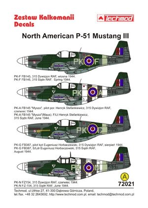 Techmod 72021 - North American P-51 Mustang III 1/72 – image 2