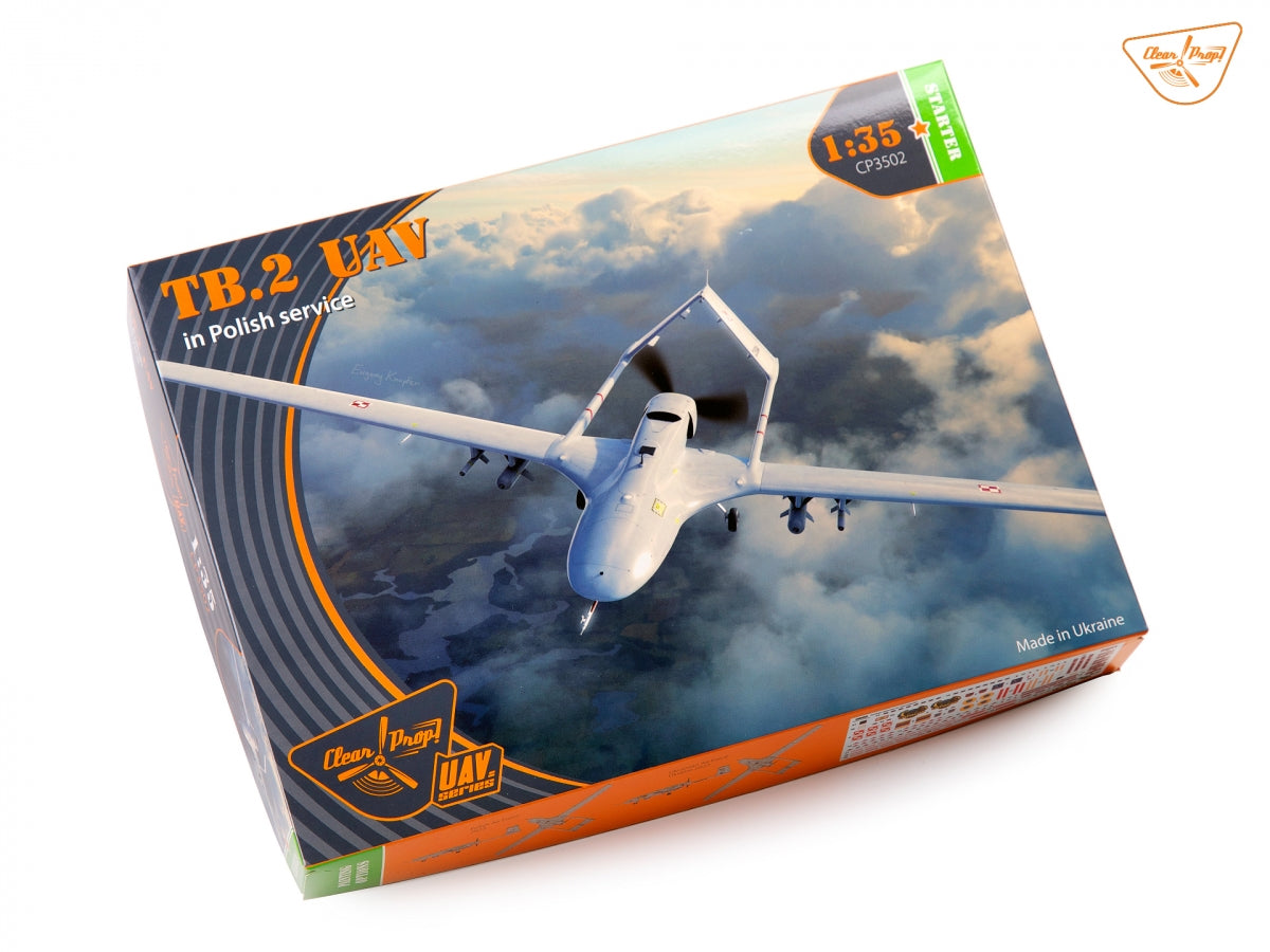 Clear Prop! CP3502 TB.2 UAV In Polish Service STARTER KIT 1/35