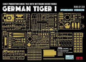 Rye Field Model 5139 Tiger I Early Production Wittmann Kursk 1943 Standart Version 1/35 – zdjęcie 3