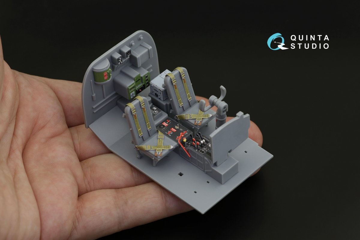 Quinta Studio QD32127 A-26B 3D-Printed &amp;amp; colored Interior on decal paper (Hobby Boss) 1/32 – image 8