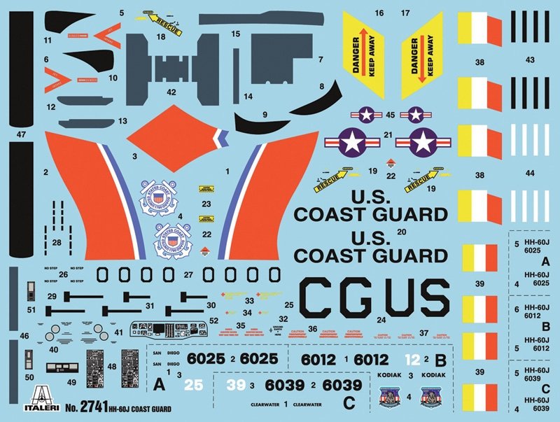 Italeri 2741 HH-60J US COAST GUARD (1/48) – image 2