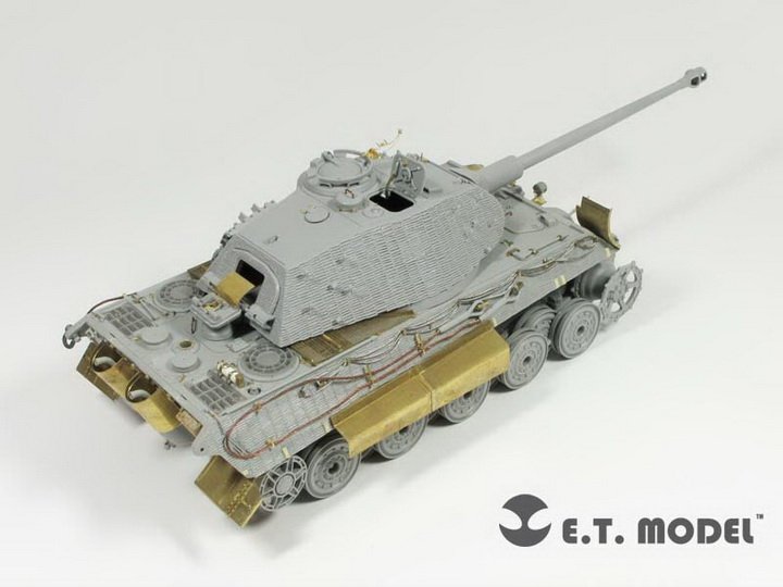 ET Model EA35-027 WWII German King Tiger/Jagdtiger Fender &amp;amp; Side Skirts For DRAGON Kit 1/35 – image 5