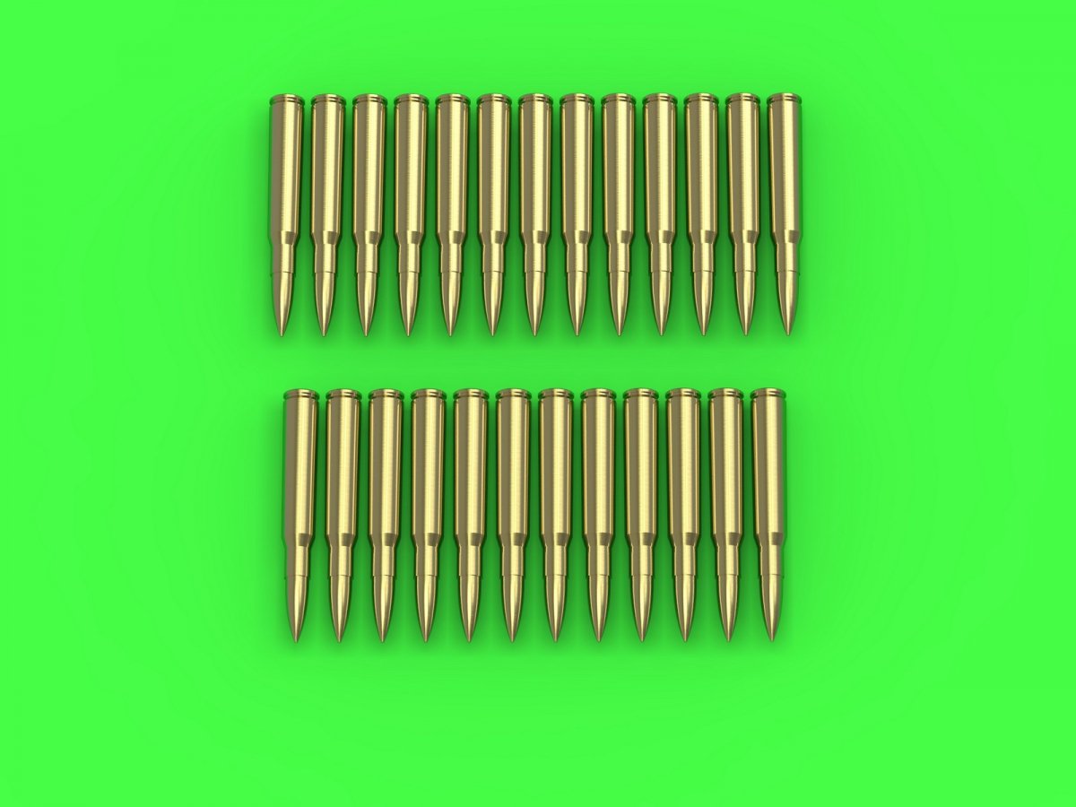 Master GM-16-004 M1919 Browning .30 caliber (7,62mm) - naboje (25sztuk) 1/16