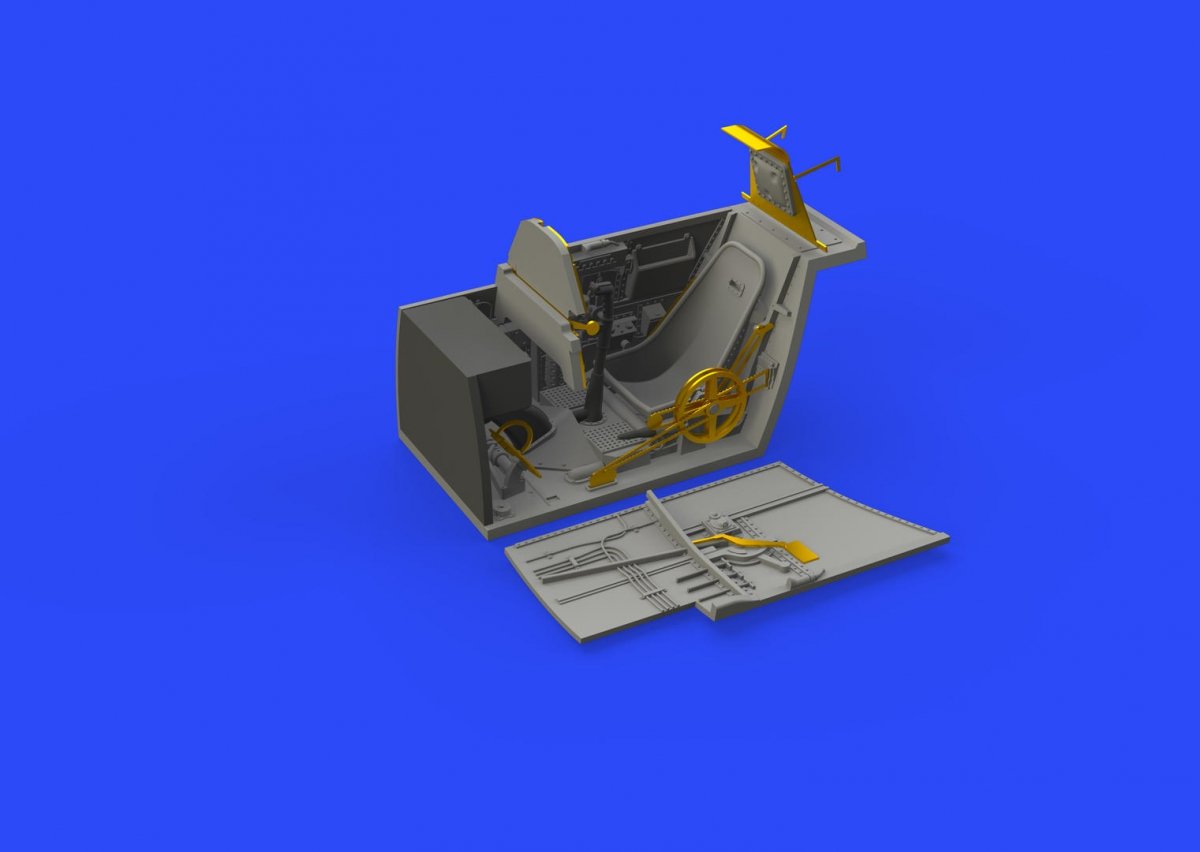 Eduard 648472 Bf 109E cockpit &amp;amp; radio compartment 1/48 EDUARD – zdjęcie 2