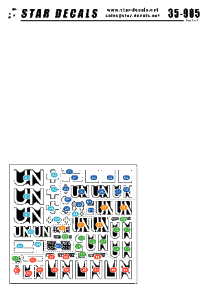 Star Decals 35-905 Peacekeepers in the Middle East 1 1/35 – image 2