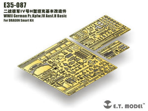E.T. Model E35-087 WWII German Pz.Kpfw.IV Ausf.H Basic (For DRAGON Smart Kit) 1/35
