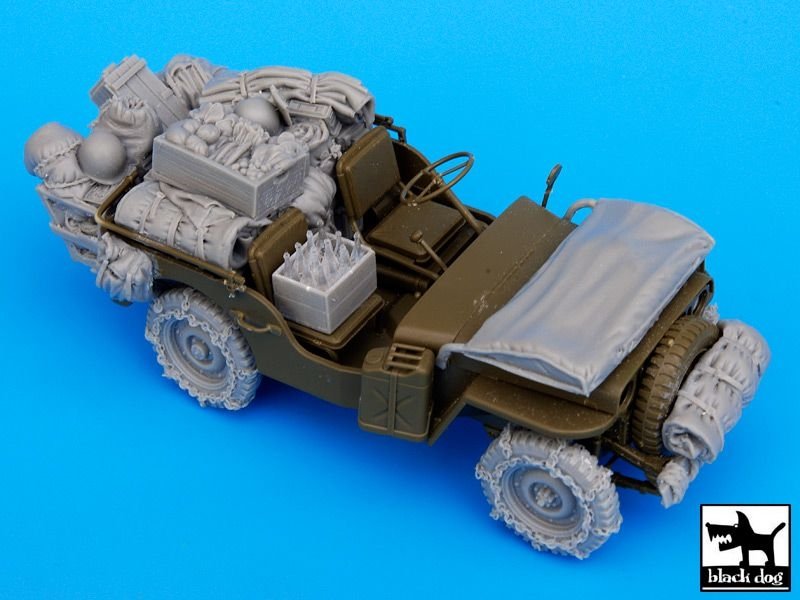 Black Dog T35044 US Jeep big accessories set 1/35 – image 4
