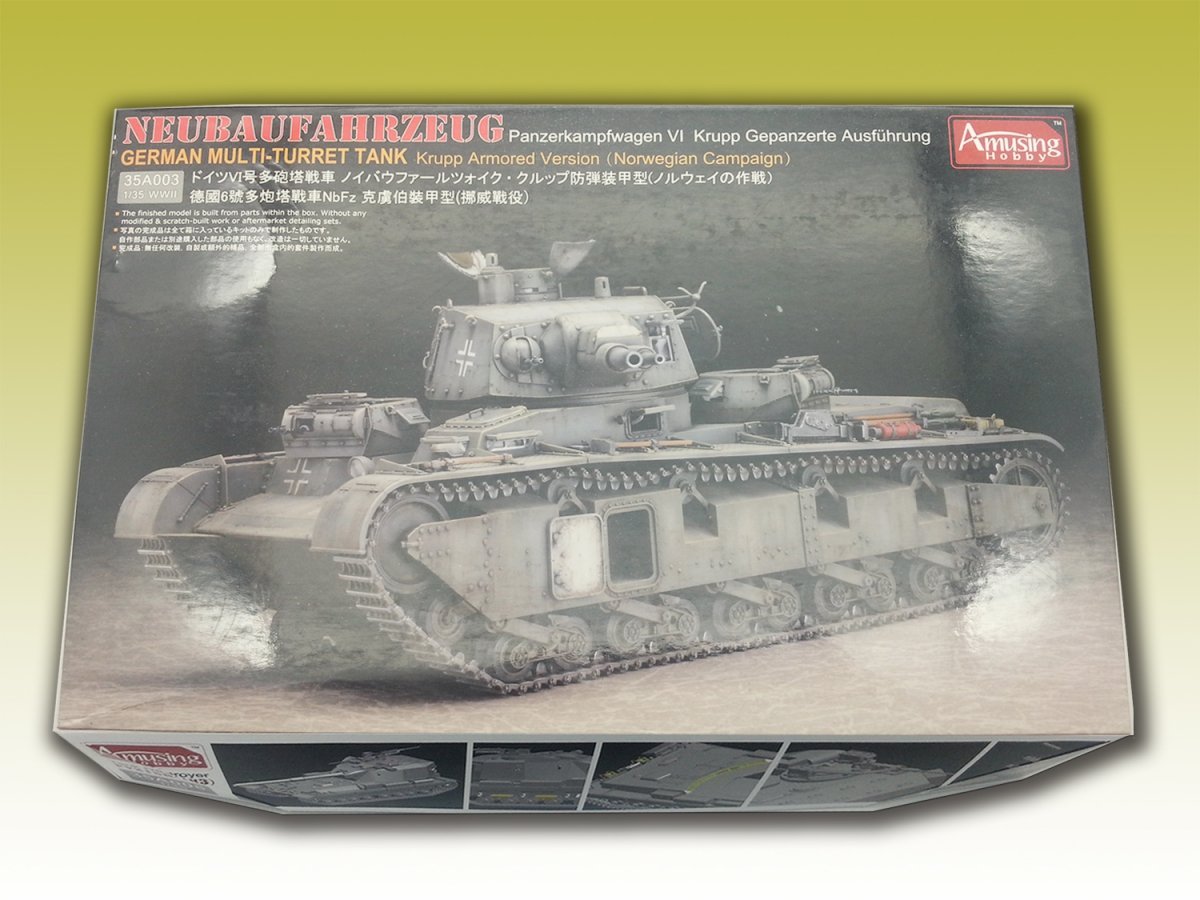 Amusing Hobby 35A003 Panzerkampfwagen VI Neubaufahrzeug Krupp Version 1/35 – zdjęcie 2
