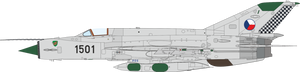 Eduard 2156 Erka - MiG-21 R in the Czechoslovak, Czech, and Slovak Air Forces 1/72