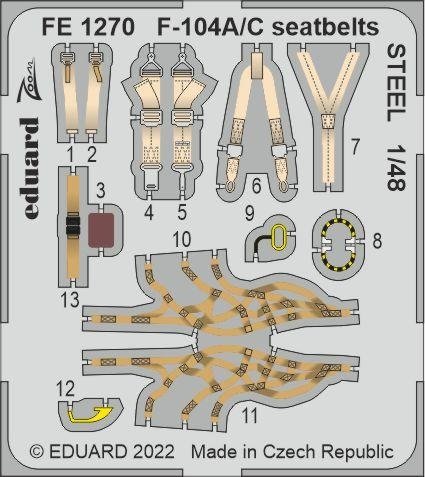 Eduard BIG49335 F-104C KINETIC MODEL 1/48 – zdjęcie 5
