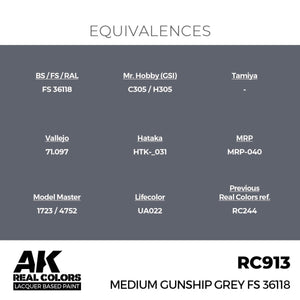 AK Interactive RC913 Medium Gunship Grey FS 36118 17 ml – zdjęcie 2
