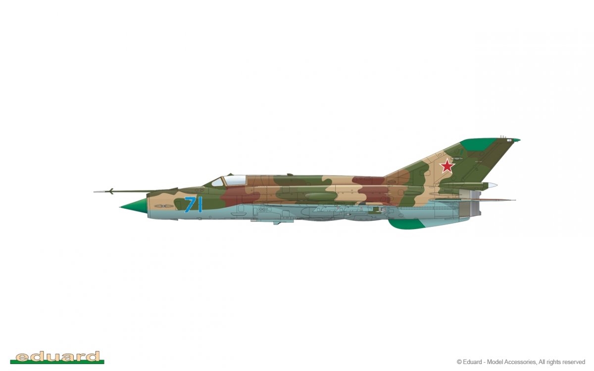 Eduard 7453 MiG-21MF Interceptor Weekend Edition 1/72 – zdjęcie 3