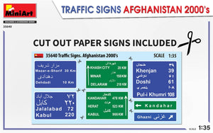 MiniArt 35640 TRAFFIC SIGNS AFGHANISTAN 2000’s 1/35 – zdjęcie 3