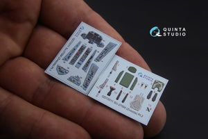 Quinta Studio QD72011 Su-27SM 3D-Printed &amp;amp; coloured Interior on decal paper (for Zvezda kit) 1/72 – zdjęcie 2
