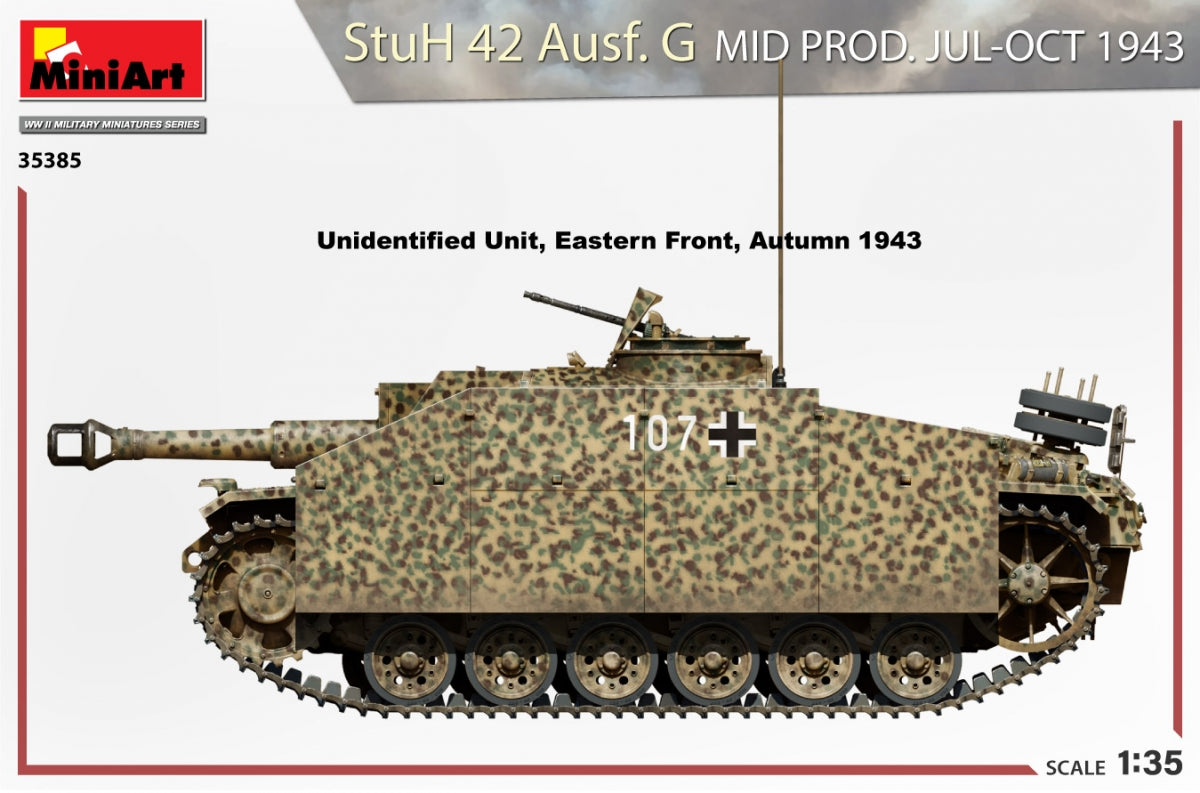 MiniArt 35385 StuH 42 Ausf. G MID PRODUCED BY JUL-OCT 1943 1/35 – image 6