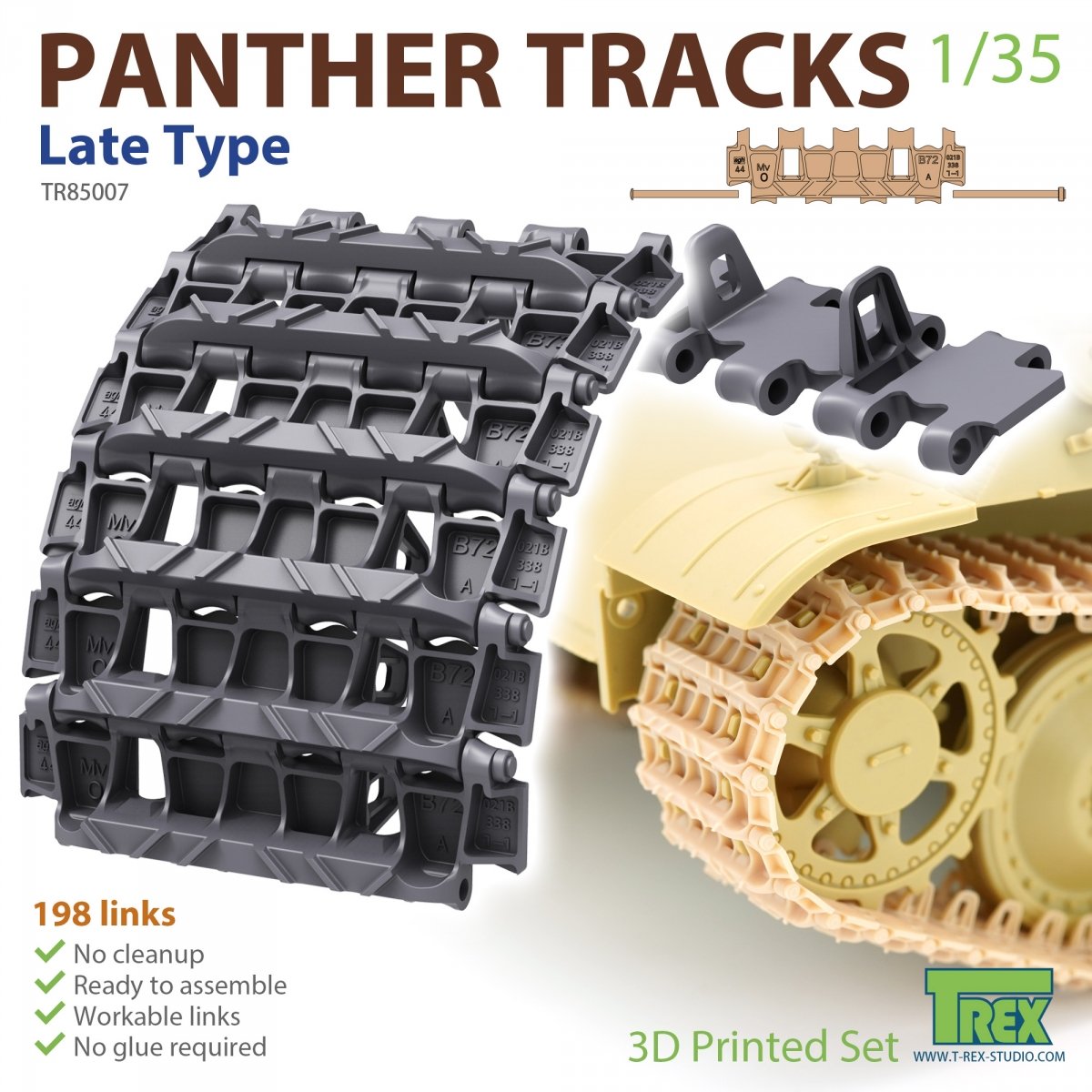 T-Rex Studio TR85007 Panther Tracks Late Type 1/35