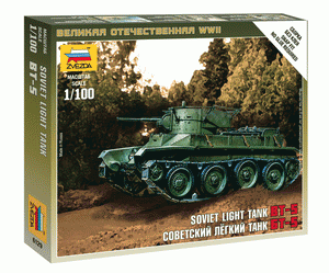Zvezda 6129 Soviet Light Tank BT-5 1/100