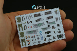 Quinta Studio QD72027 F-14A 3D-Printed &amp;amp; coloured Interior on decal paper (for Hasegawa kit) 1/72 – zdjęcie 2