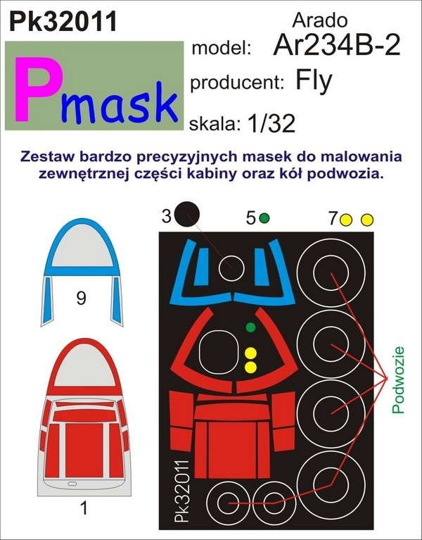 P-Mask PK32011 ARADO AR 234 B-2 (FLY) 1/32